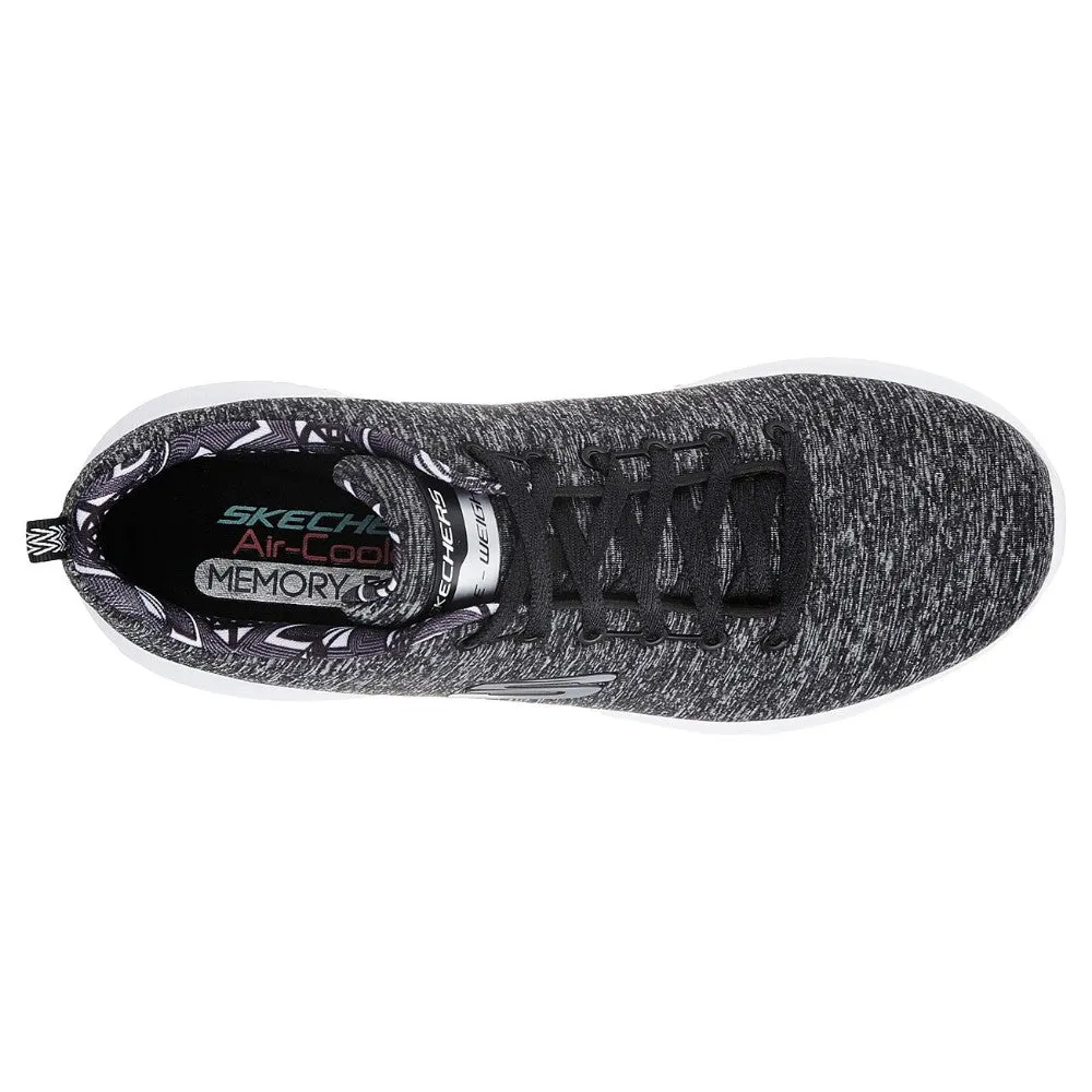 12834 Black White Ultra Flex Skechers