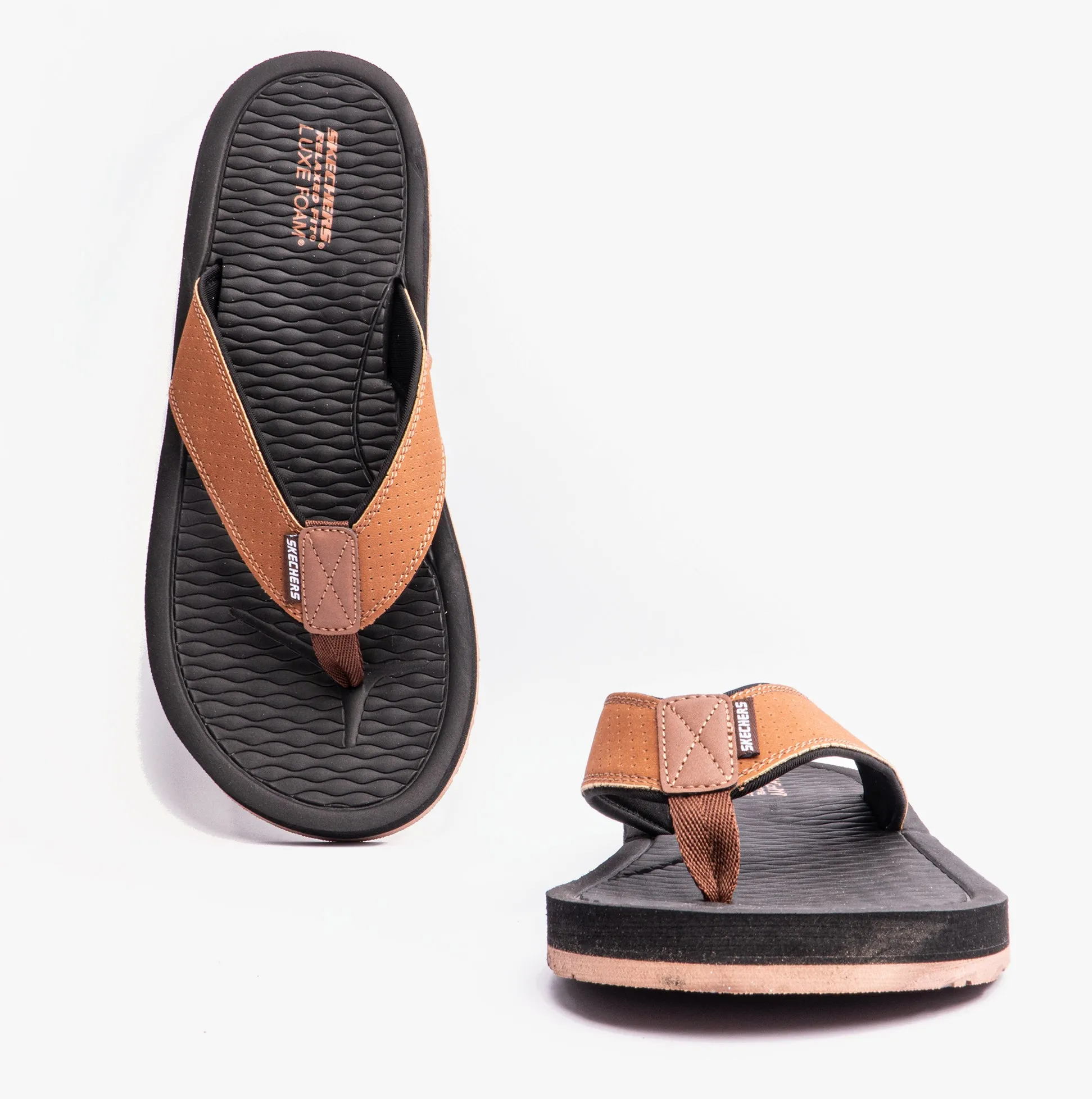 205097/BRN TANTRIC - COPANO Mens Toe Post Sandals Brown