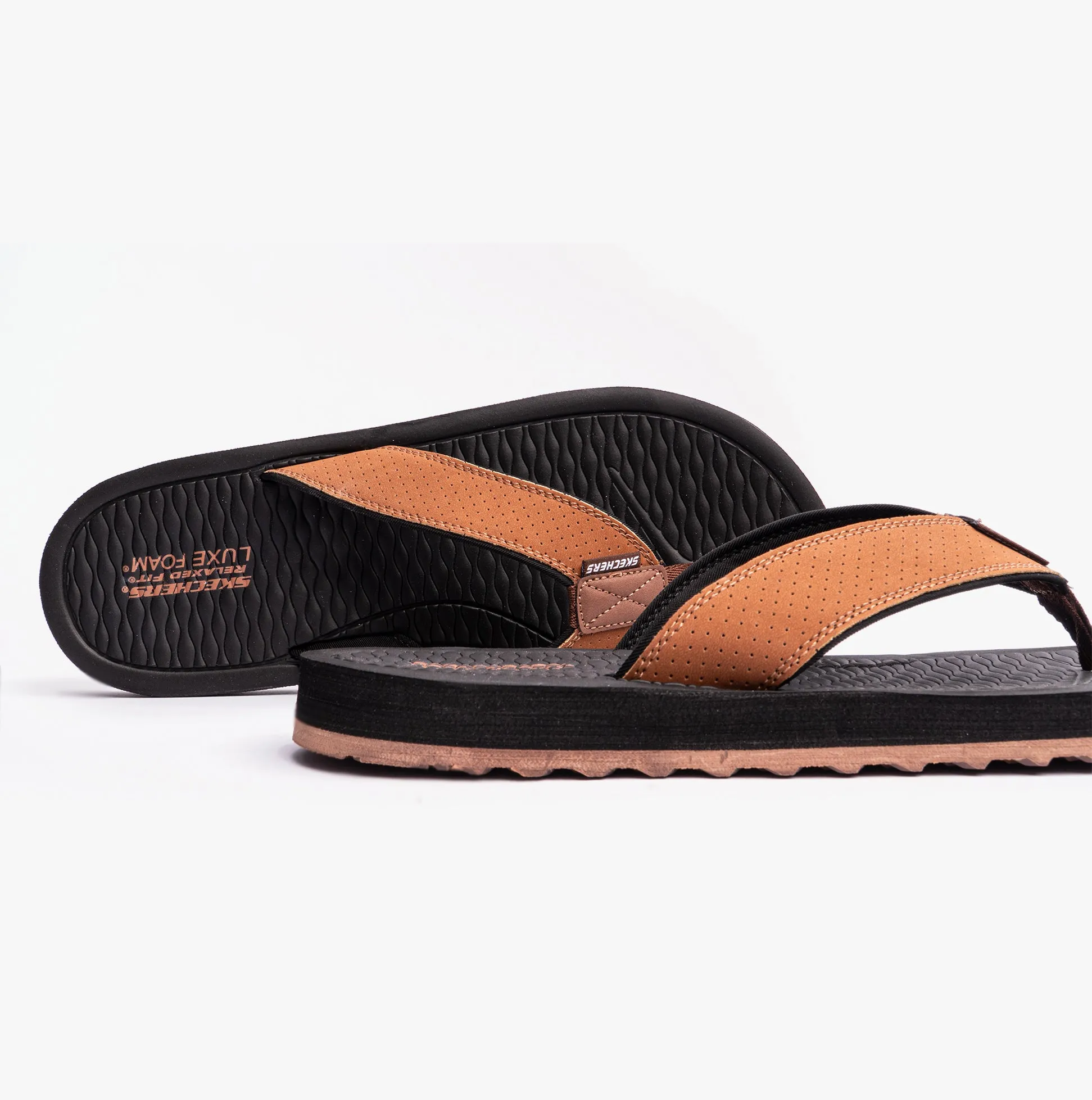 205097/BRN TANTRIC - COPANO Mens Toe Post Sandals Brown