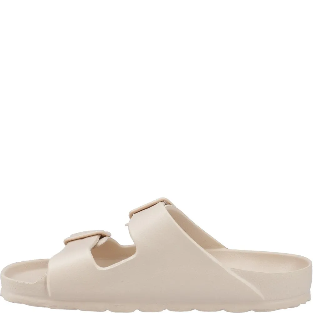 Beige Lorna Mule Sandals
