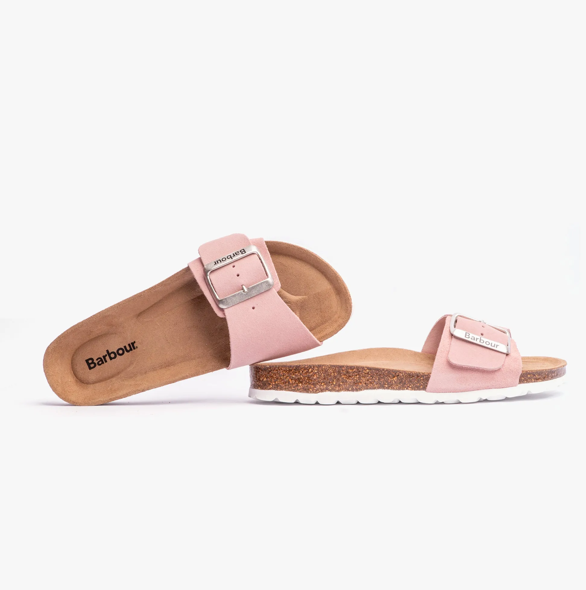 BENTON Womens Sandals Pink Suede