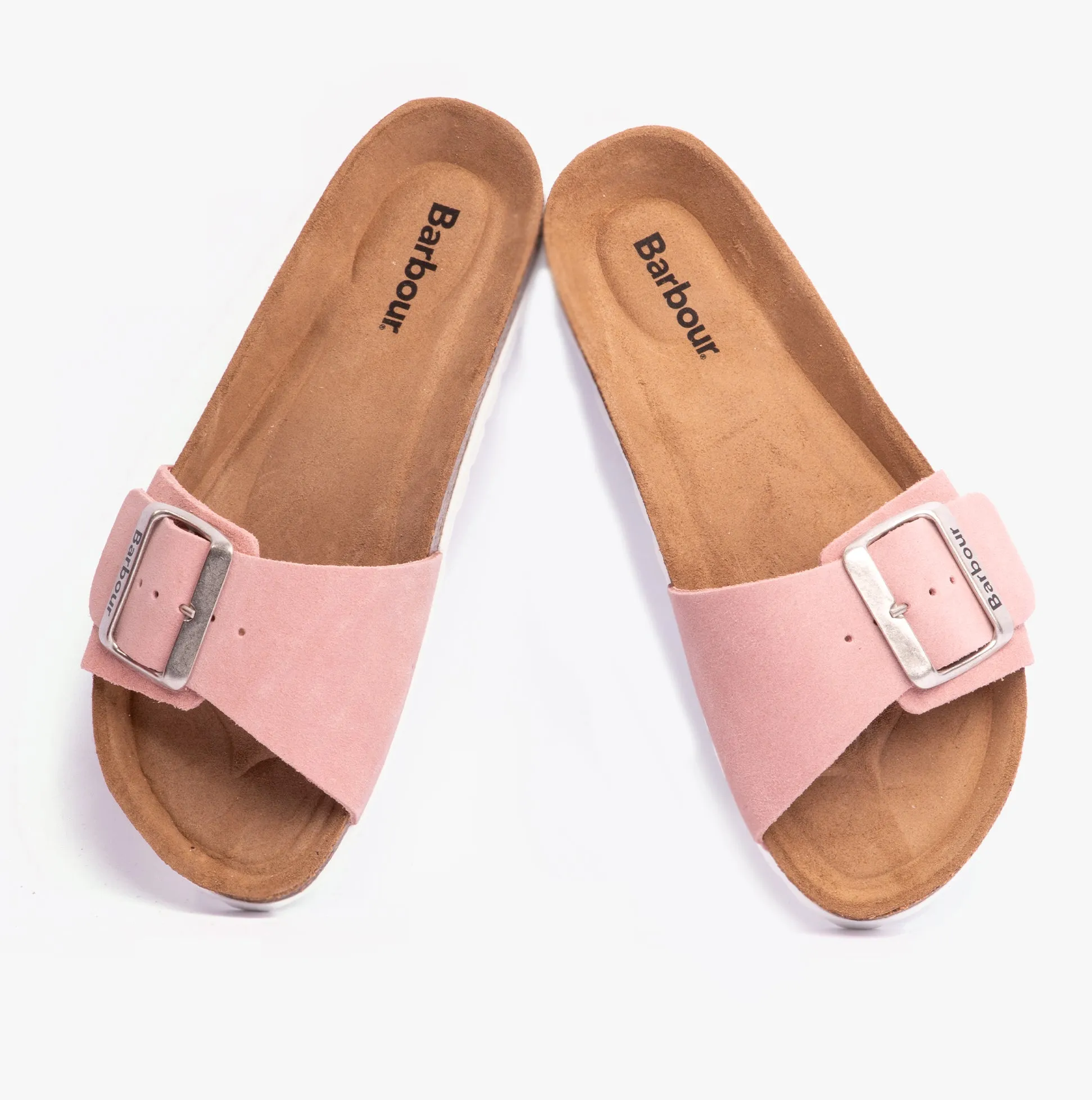BENTON Womens Sandals Pink Suede