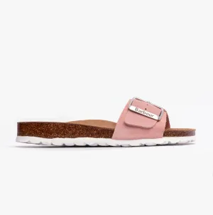 BENTON Womens Sandals Pink Suede