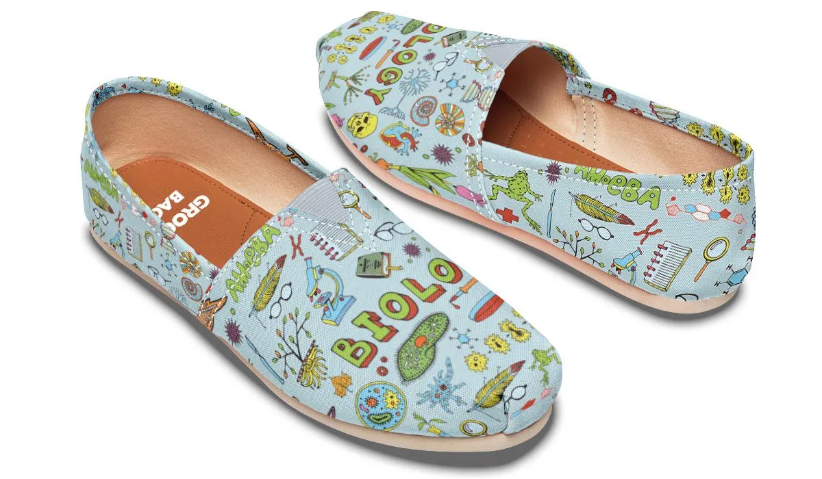 Biology Doodle Casual Shoes
