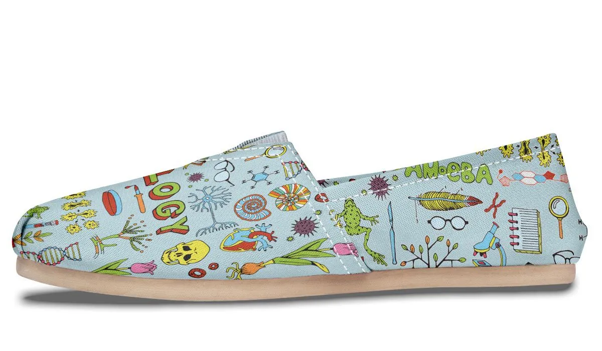Biology Doodle Casual Shoes