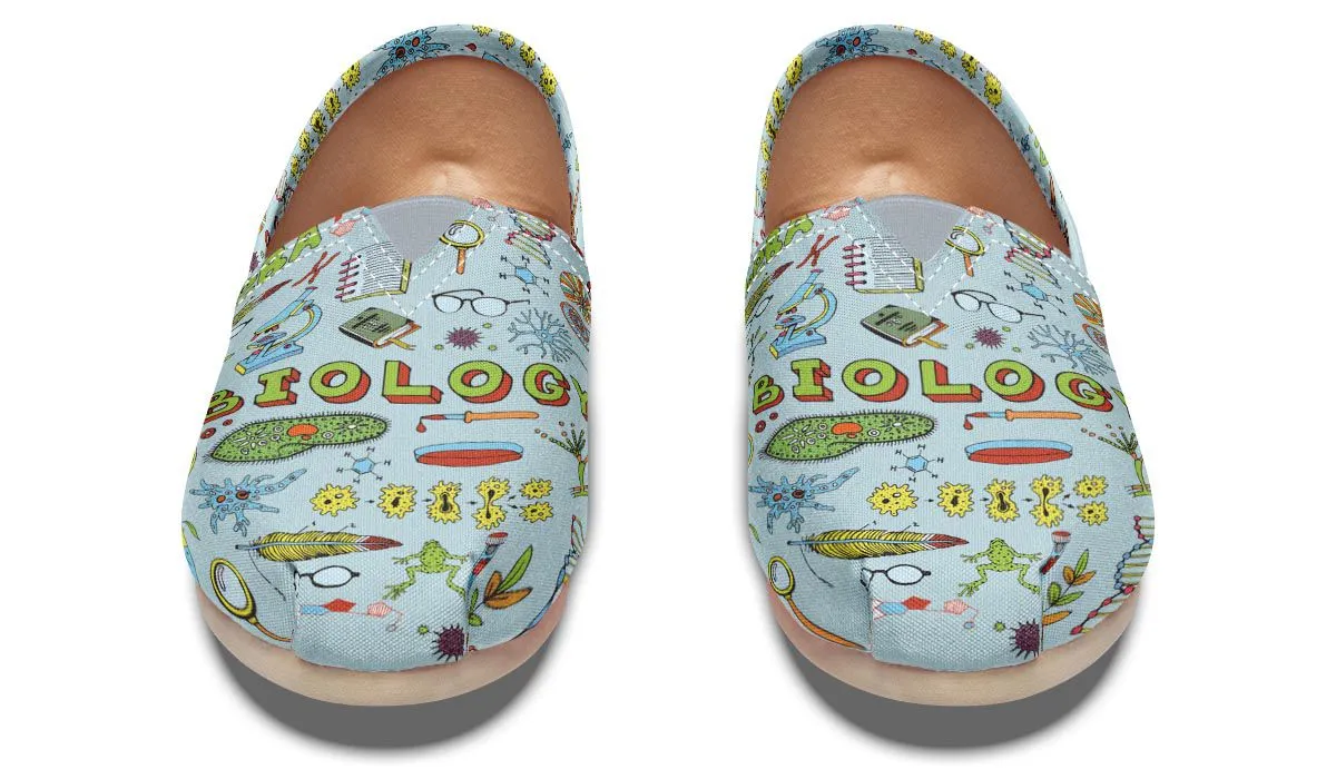 Biology Doodle Casual Shoes