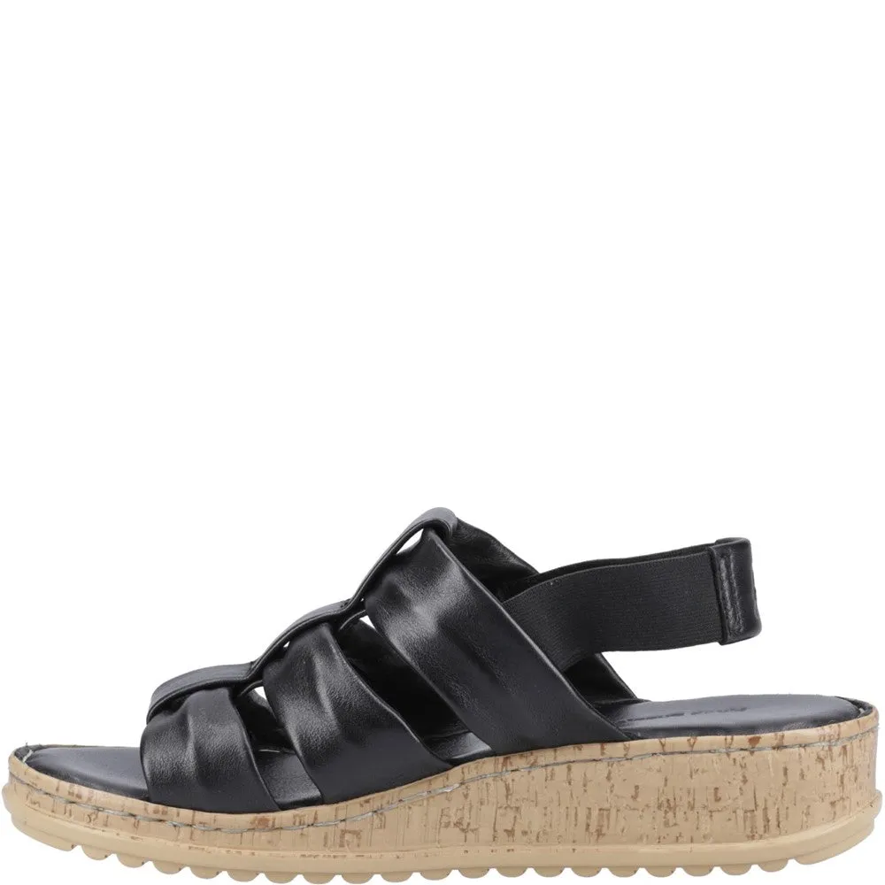 Black Eden Wide Fit Sandals