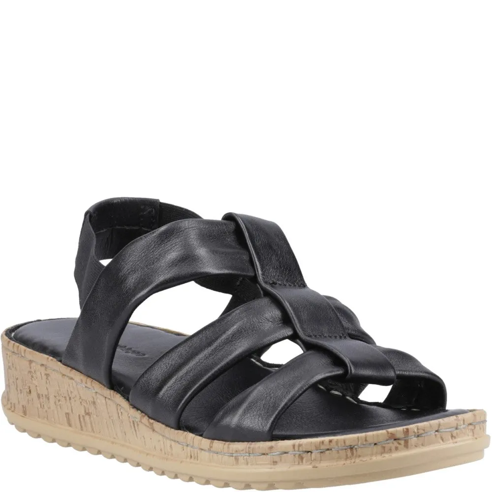 Black Eden Wide Fit Sandals