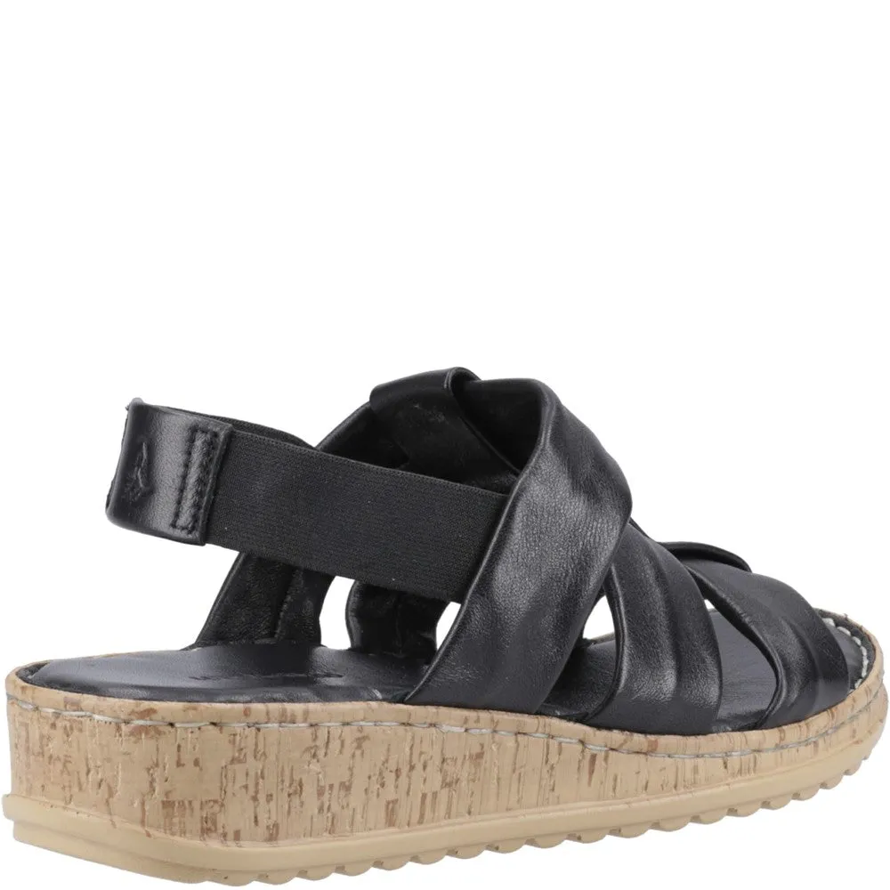 Black Eden Wide Fit Sandals