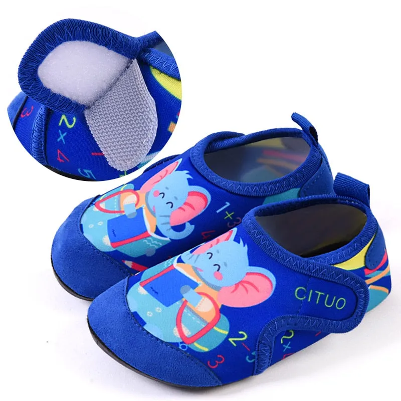 Cartoon Kids Sock Shoes Comfy Indoor Slippers