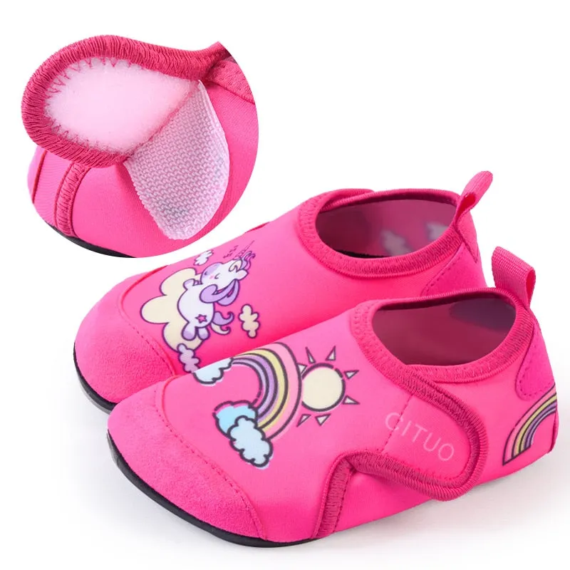 Cartoon Kids Sock Shoes Comfy Indoor Slippers