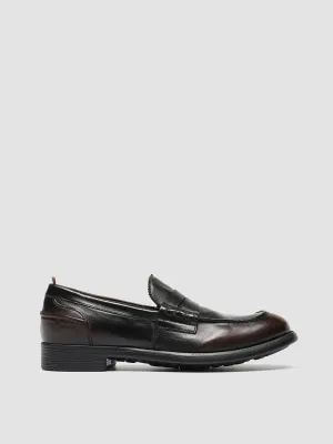 CHRONICLE 056 - Burgundy Leather Penny Loafers