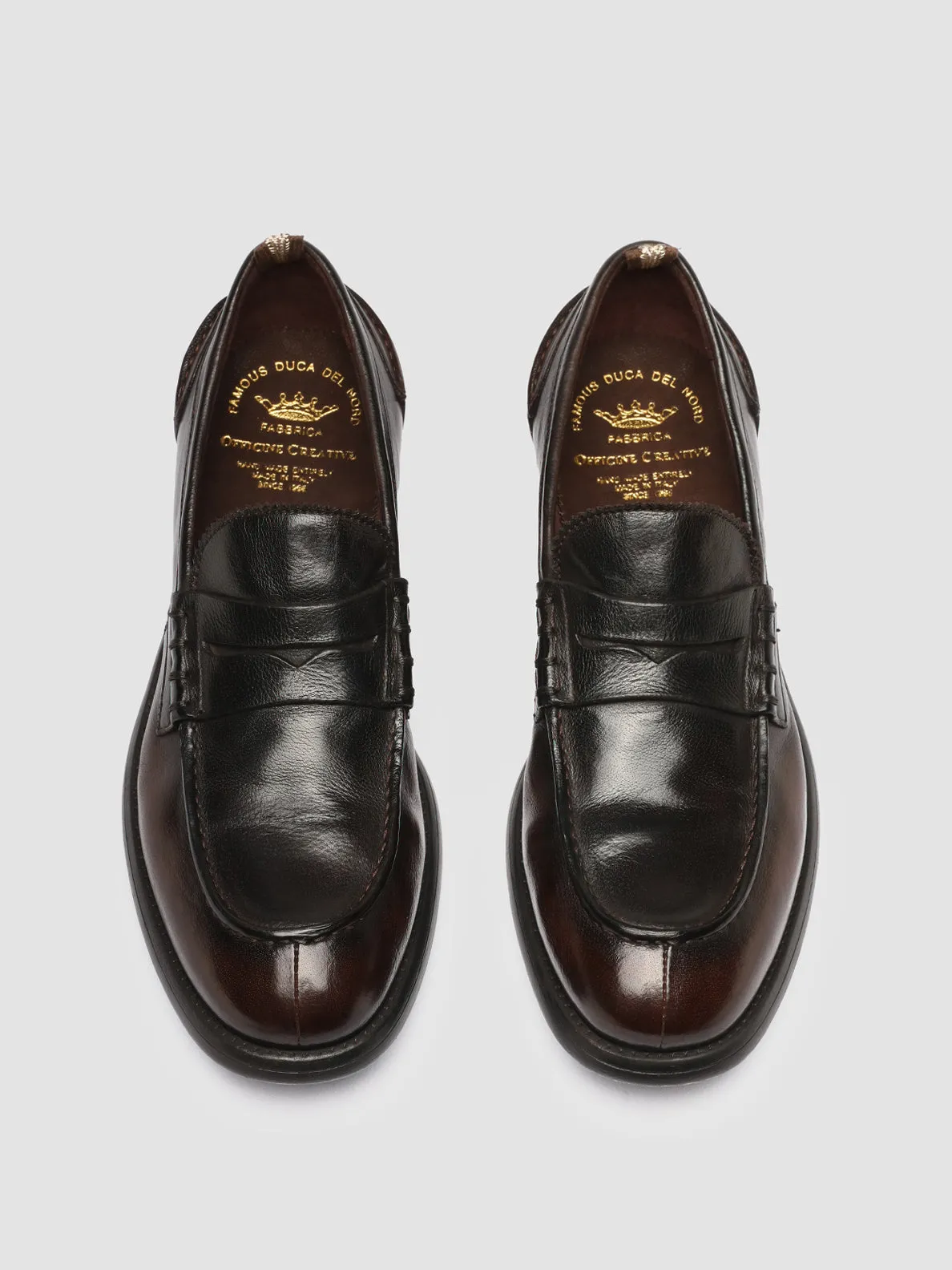 CHRONICLE 056 - Burgundy Leather Penny Loafers