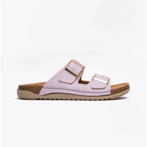 CORTONA Ladies Open-Toe Mule Sandals Lilac