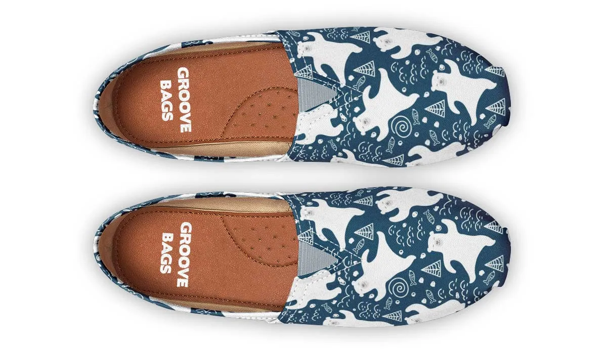 Cute Polar Bears Casual Shoes
