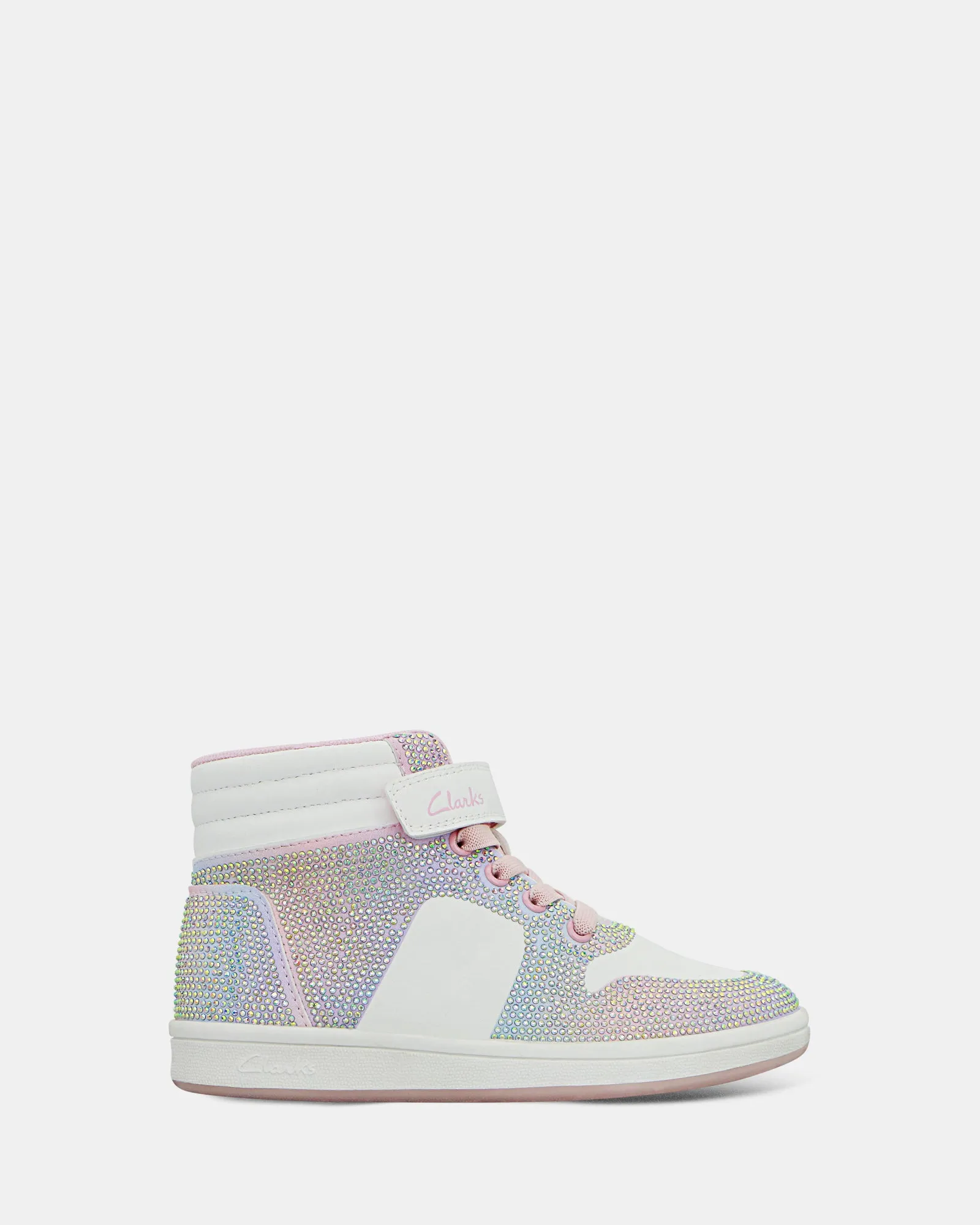 Danika Hi  White/Rainbow