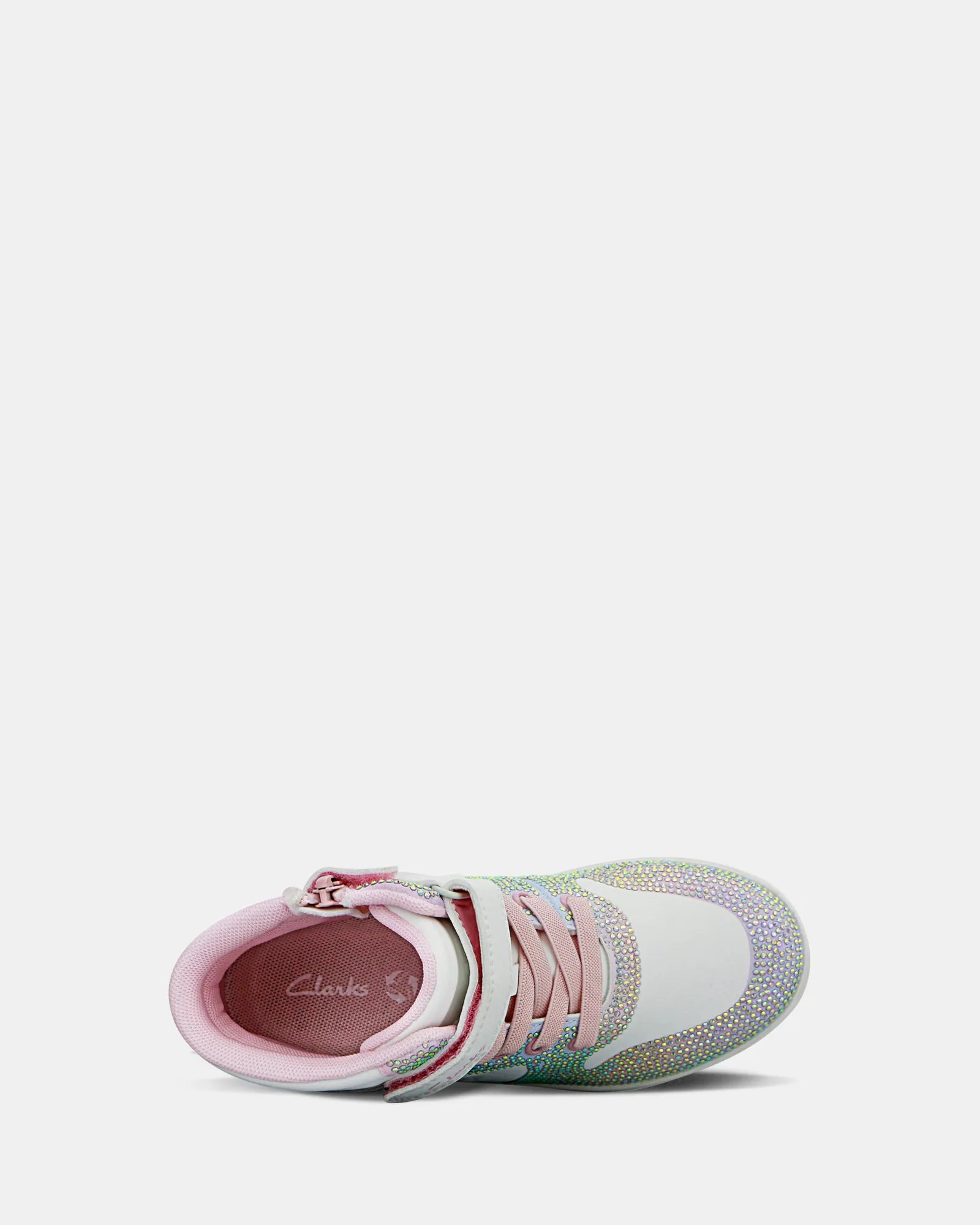 Danika Hi  White/Rainbow