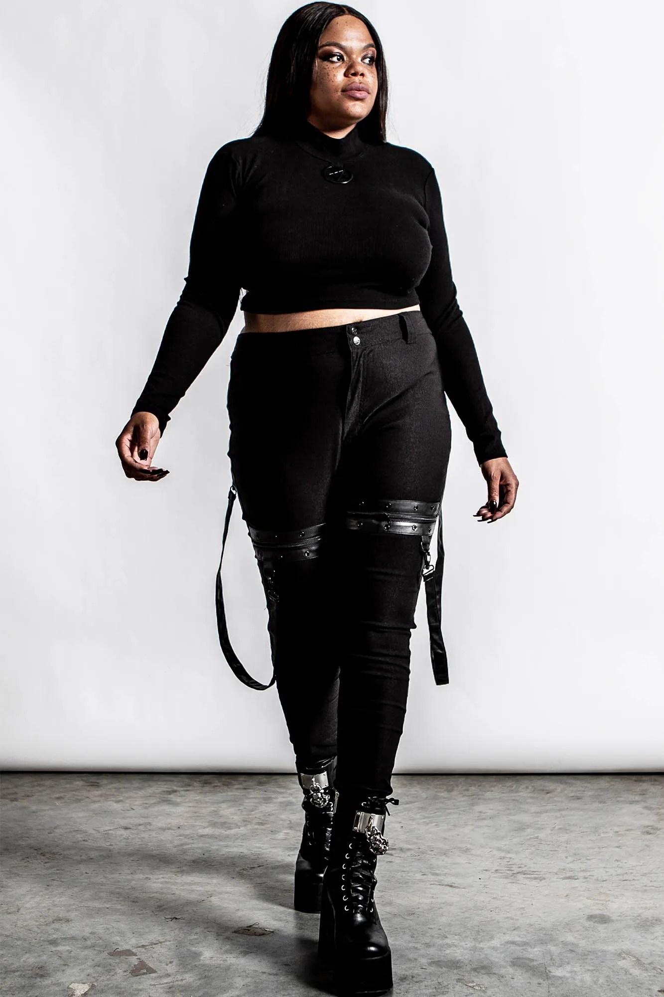 Darkest Hour Ribbed Top [PLUS]