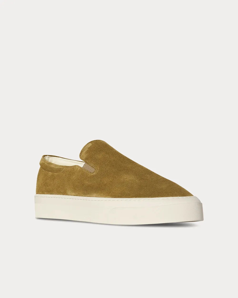 Dean Suede Camel Slip On Sneakers