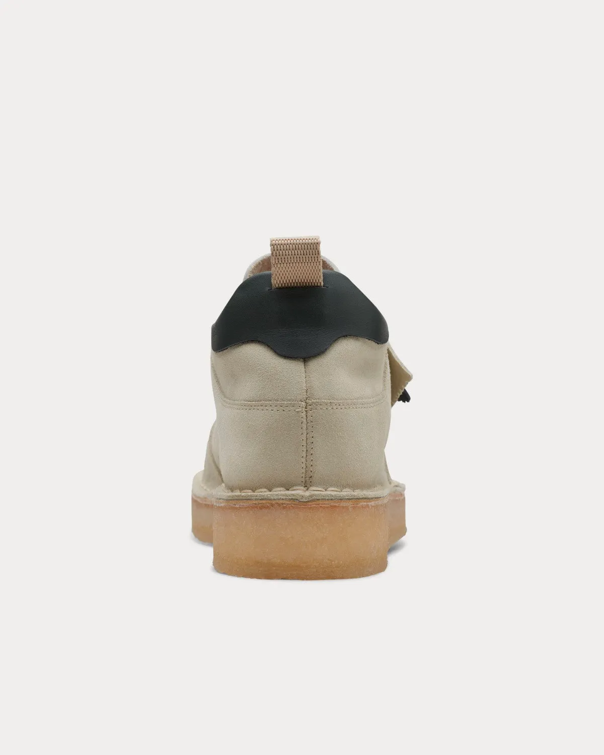 Desert Run Off White Suede Mid Top Sneakers