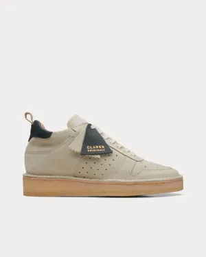 Desert Run Off White Suede Mid Top Sneakers