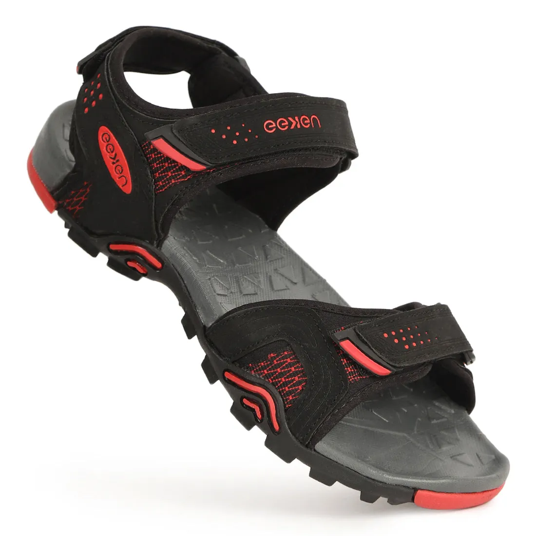 Eeken ESDGO4509S Black Stylish Lightweight Daily Wear Sports Sandals For Men