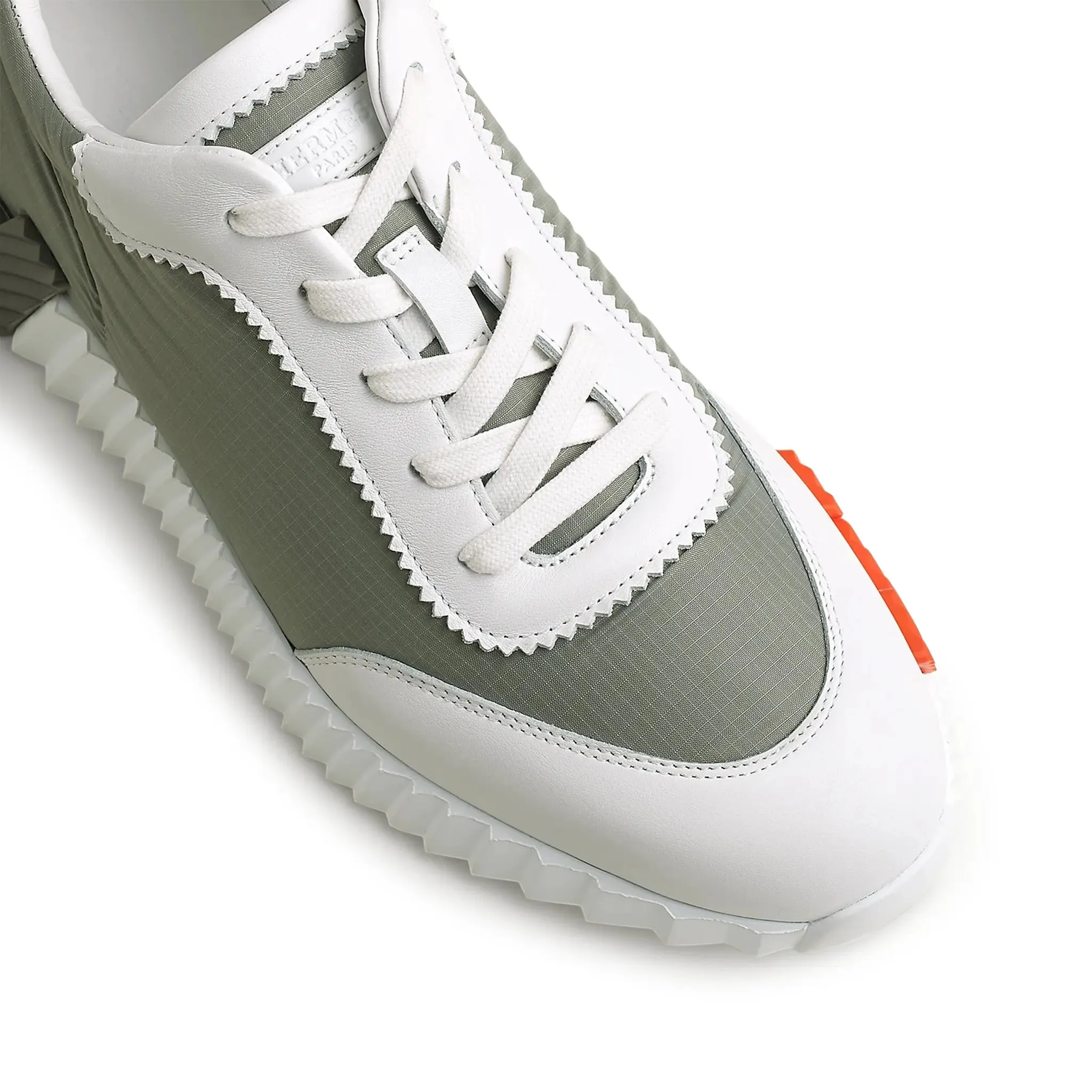 Hermès Paris Ripstop Bouncing Sneaker Grey White