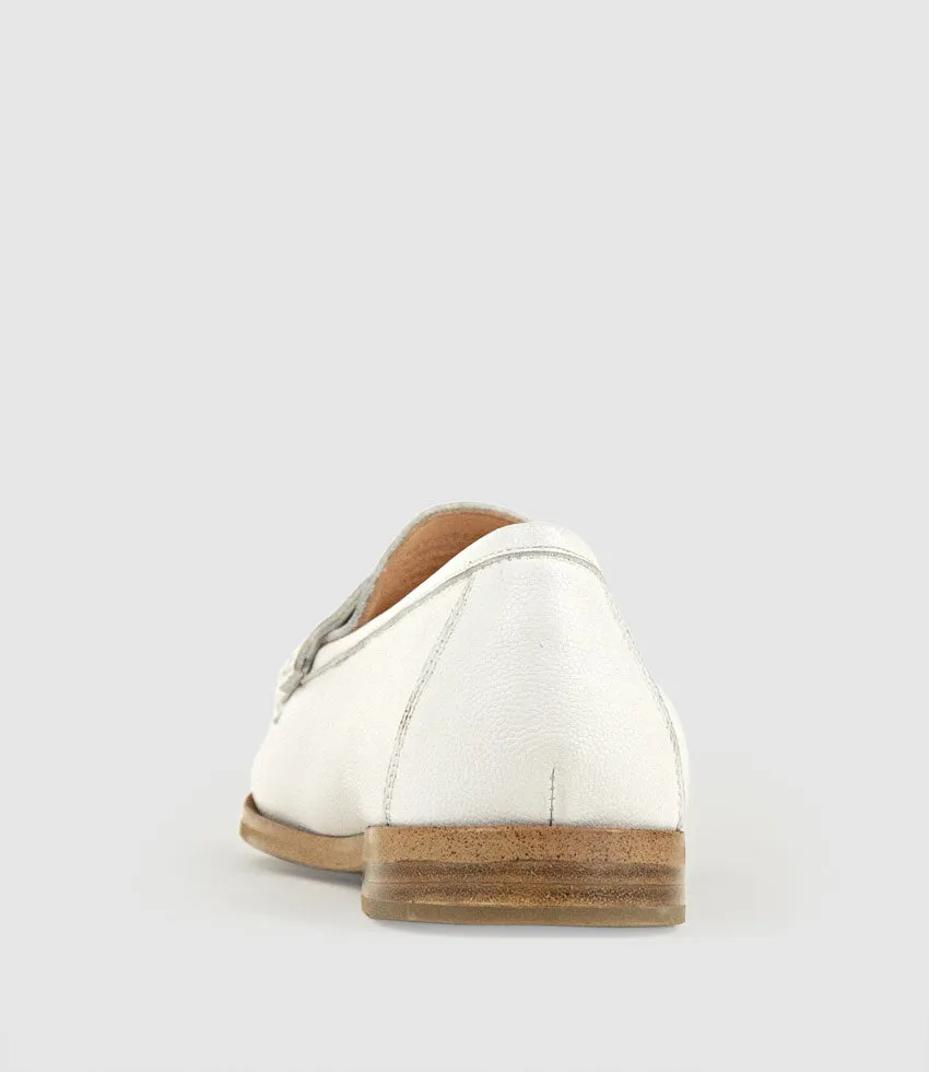 HUGO Penny Loafer in White