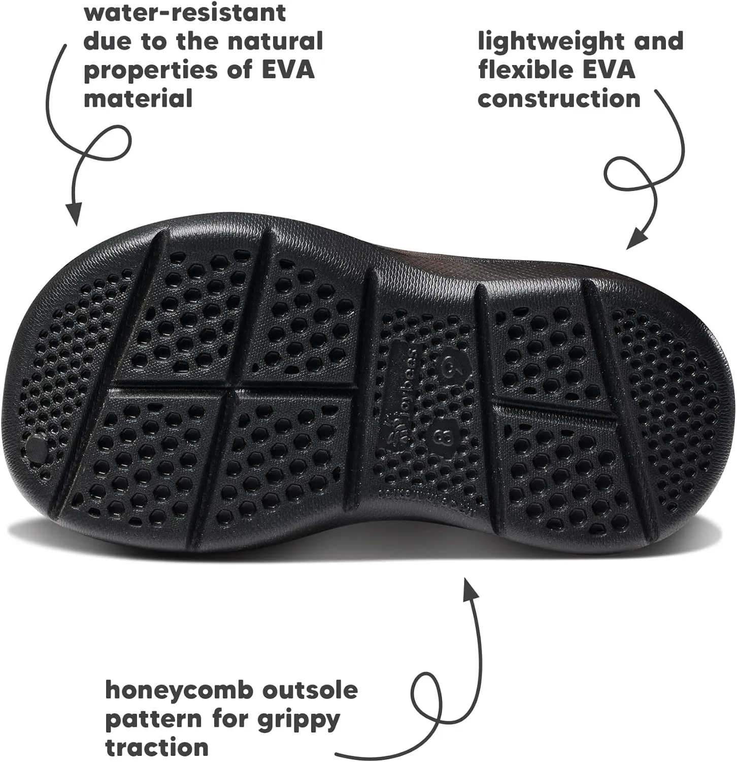 Joybees Kids Active Clog - Clogs for Kids, Rubber Shoe for Girls and Boys, Slip On Foam Sandals, Water Shoes with Strap for Toddlers and Children Size C4-J5