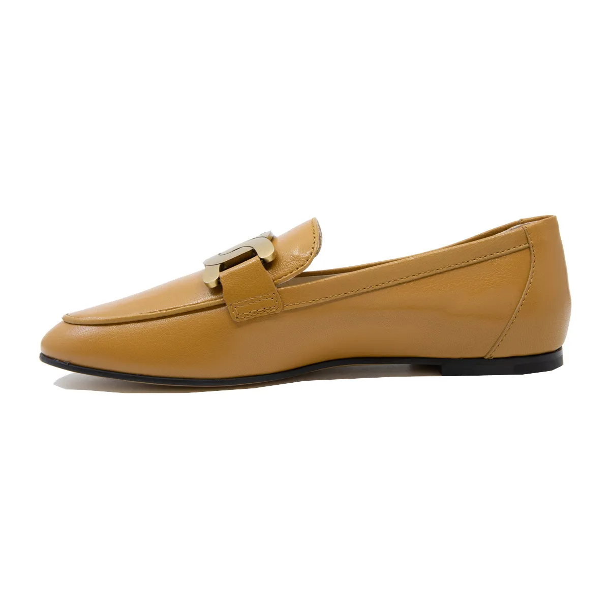 Kate Chain Leather Loafers