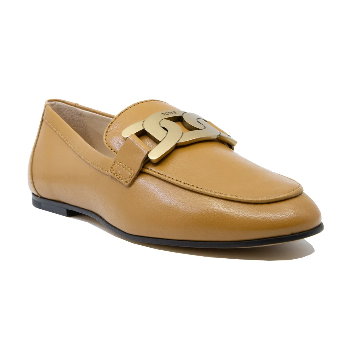 Kate Chain Leather Loafers