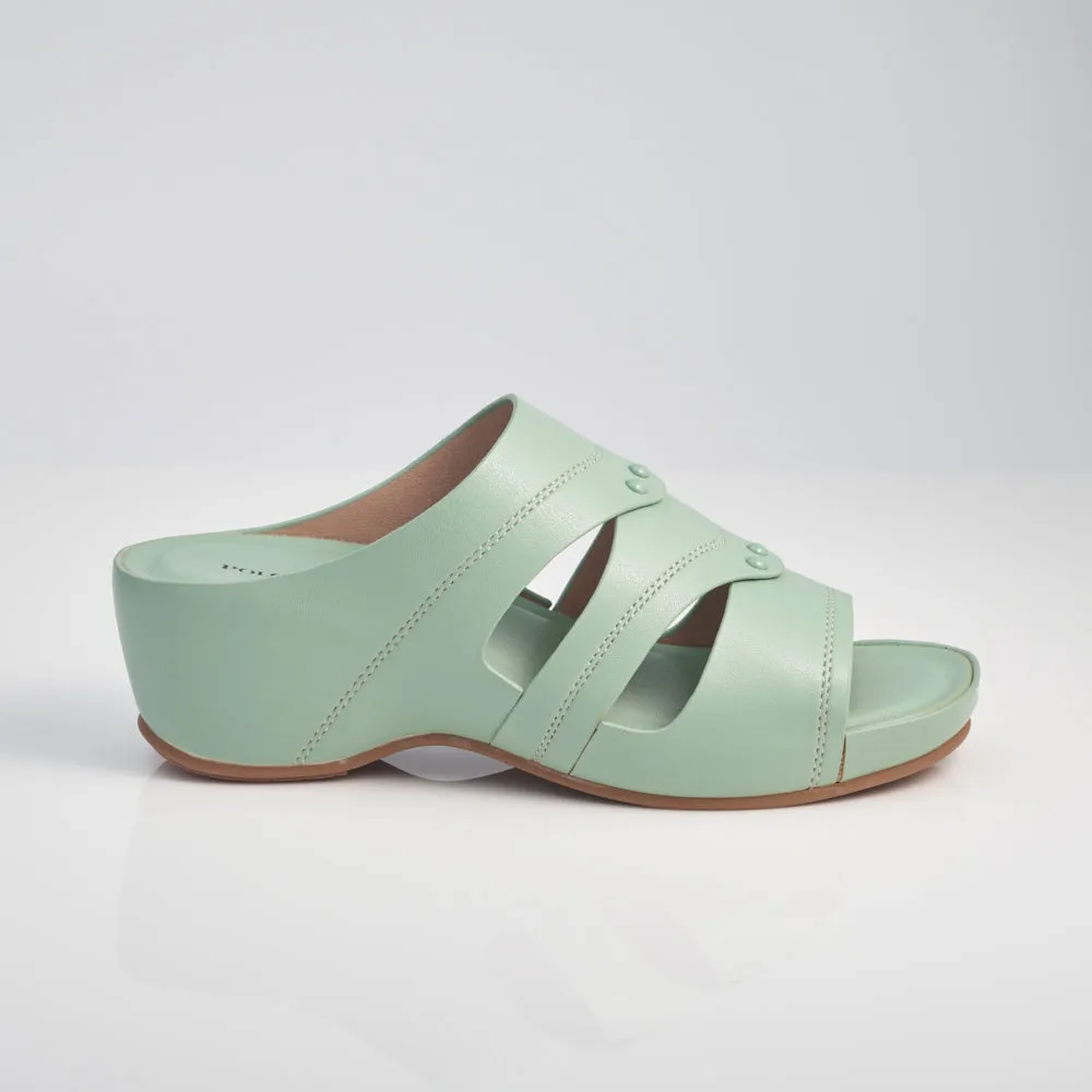 Ladies Lightweight Slide Wedge Sandals