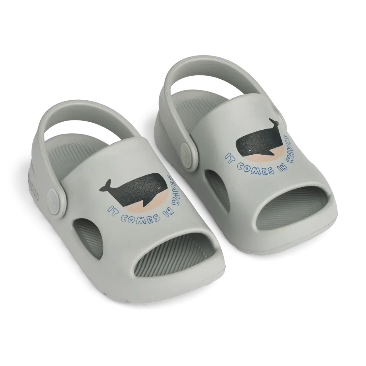 Liewood Morris Sandals Whales / Cloud Blue