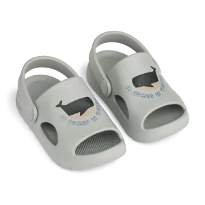 Liewood Morris Sandals Whales / Cloud Blue