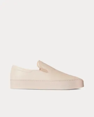 Marie H Leather Milk Slip On Sneakers