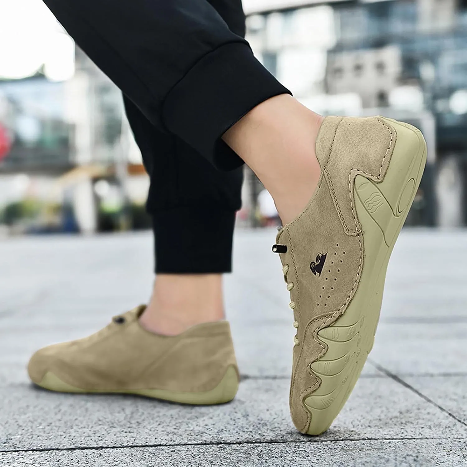 Men's Fashion Versatile Walking Shoes Breathable Casual Comfortable Walking Sneaker Non Slip Barefoot Sneaker