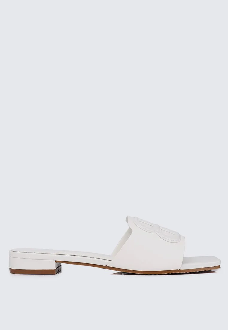 Michelle Comfy Sandals In White