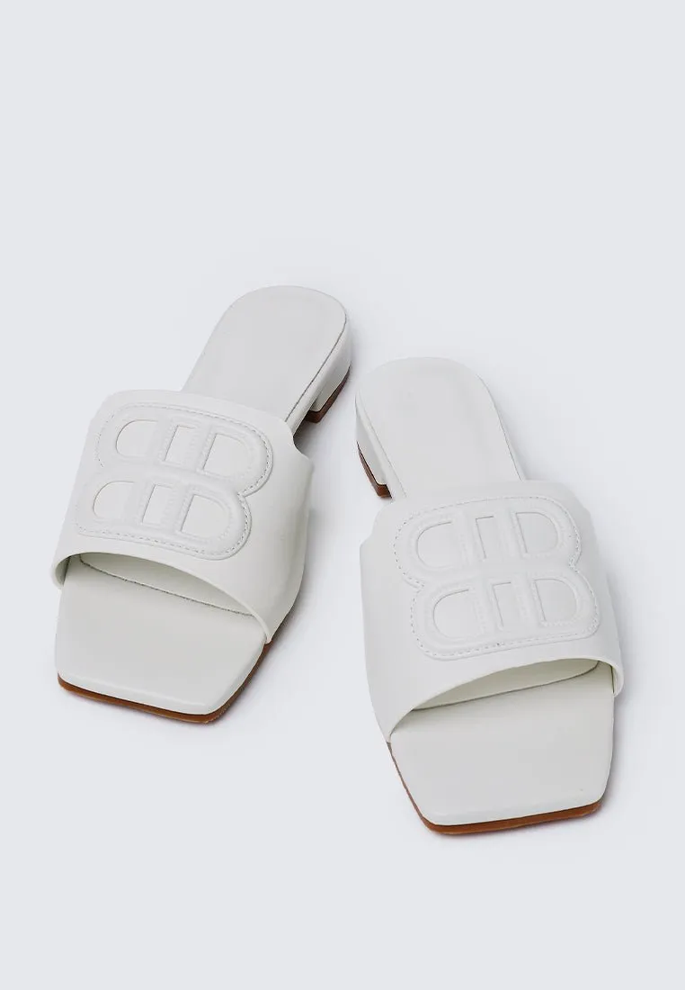Michelle Comfy Sandals In White