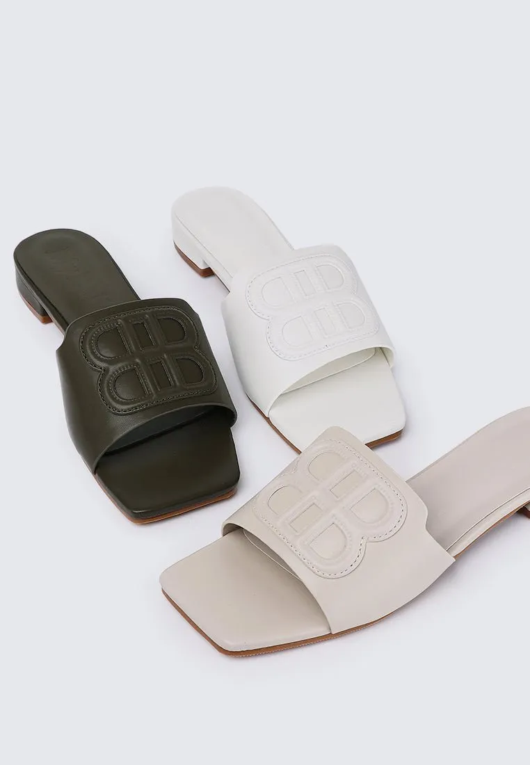 Michelle Comfy Sandals In White