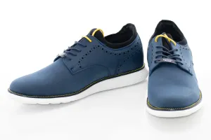 Navy Open Lace Brogued Dress Sneaker