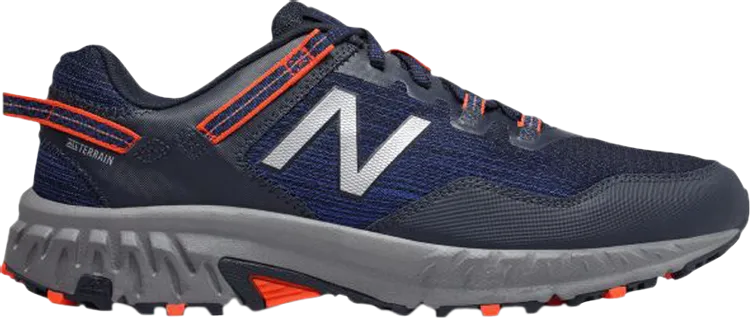 New Balance 410v6 Trail 'Navy Orange' sneakers, blue