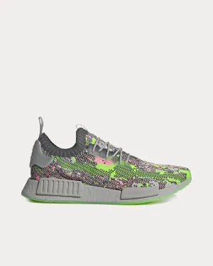 NMD_R1 Primeknit Grey Low Top Sneakers