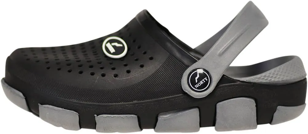 Norty BOY SIZES 12-4 CLOG BLACK