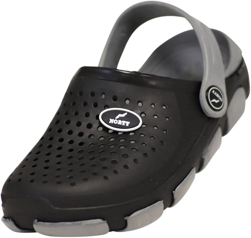 Norty BOY SIZES 12-4 CLOG BLACK
