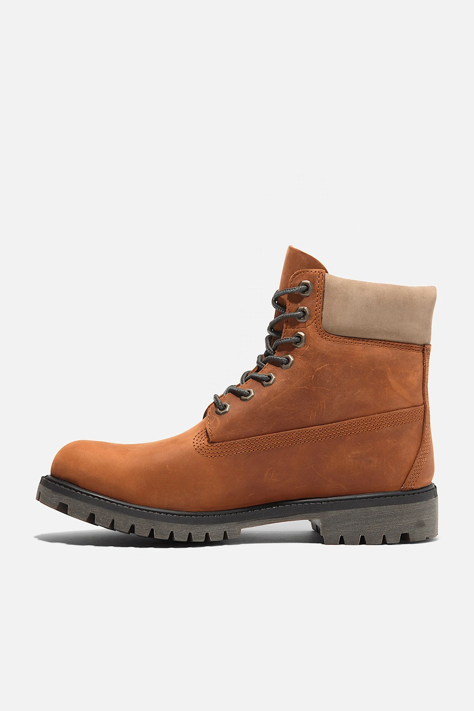 Premium 6-Inch Lace-Up Waterproof Boot Orange Full Grain
