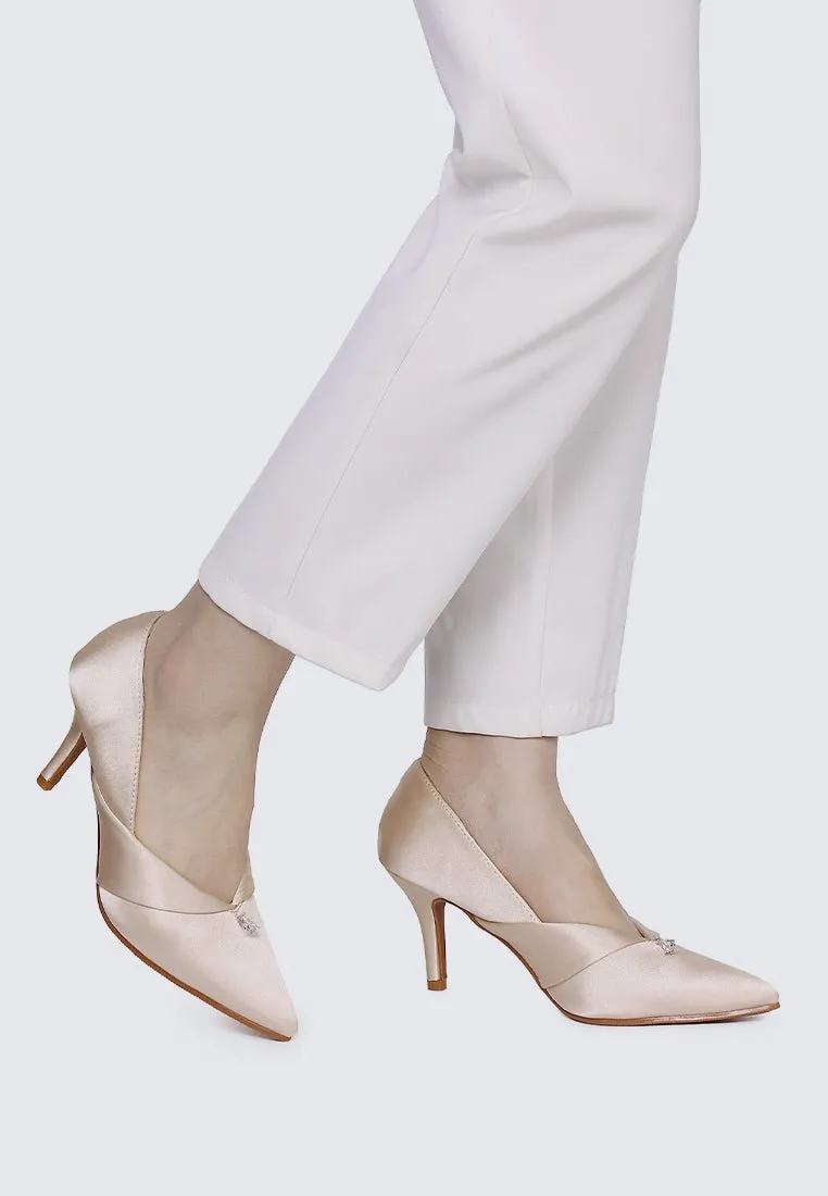 Rosaline Comfy Pumps In Champagne