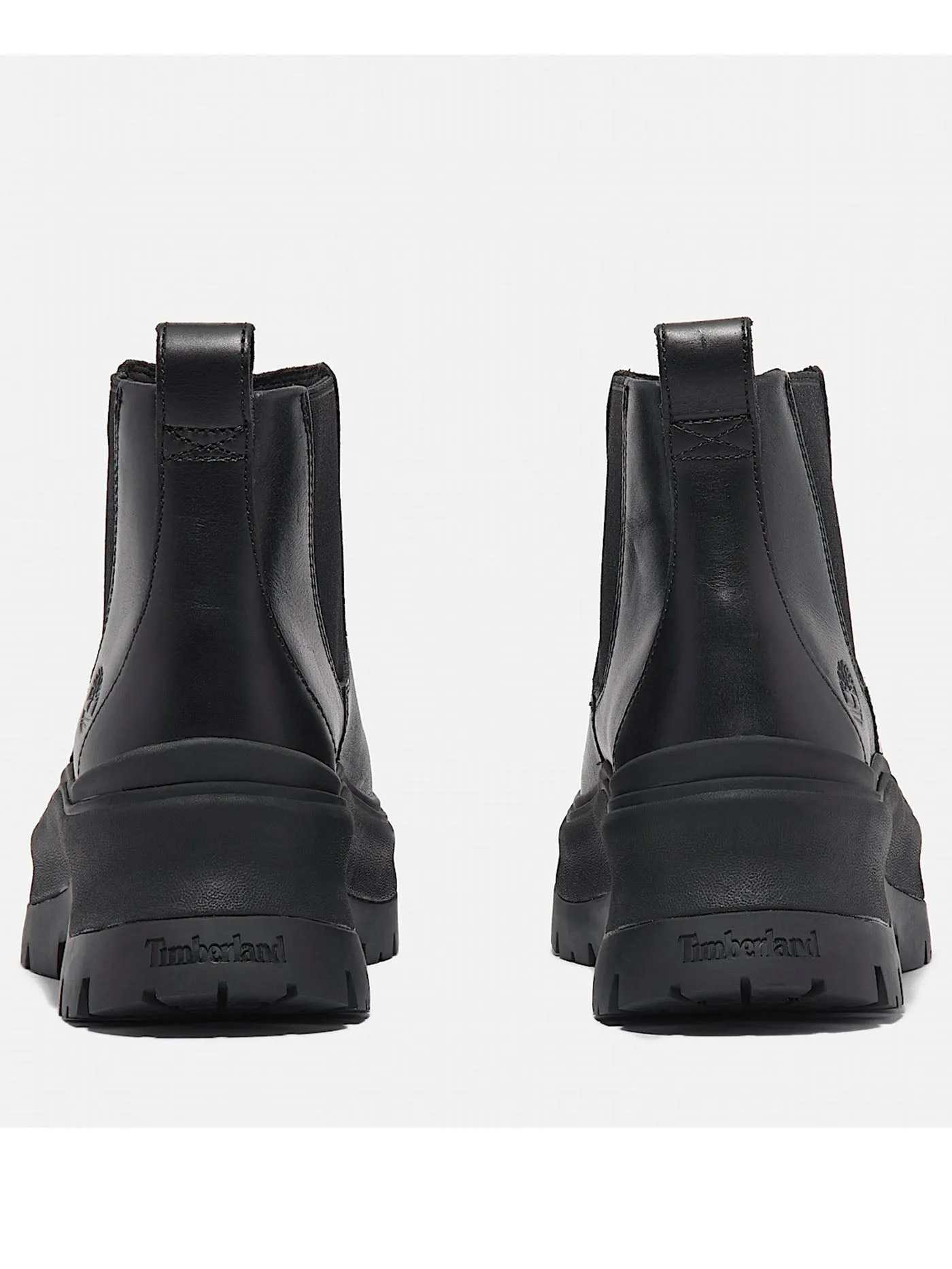 Roxie Lane Mid Chelsea Black Full-Grain Boots