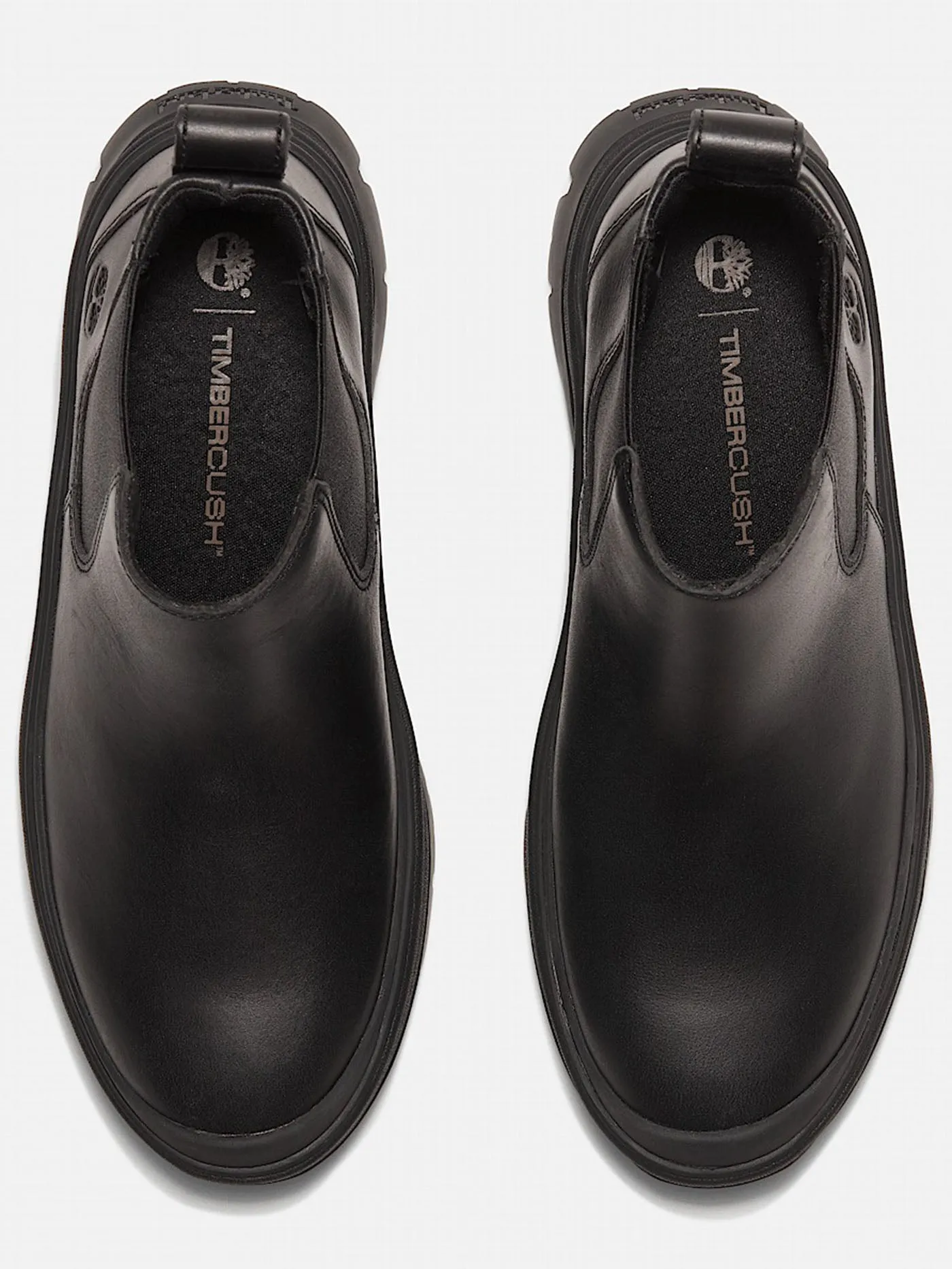 Roxie Lane Mid Chelsea Black Full-Grain Boots