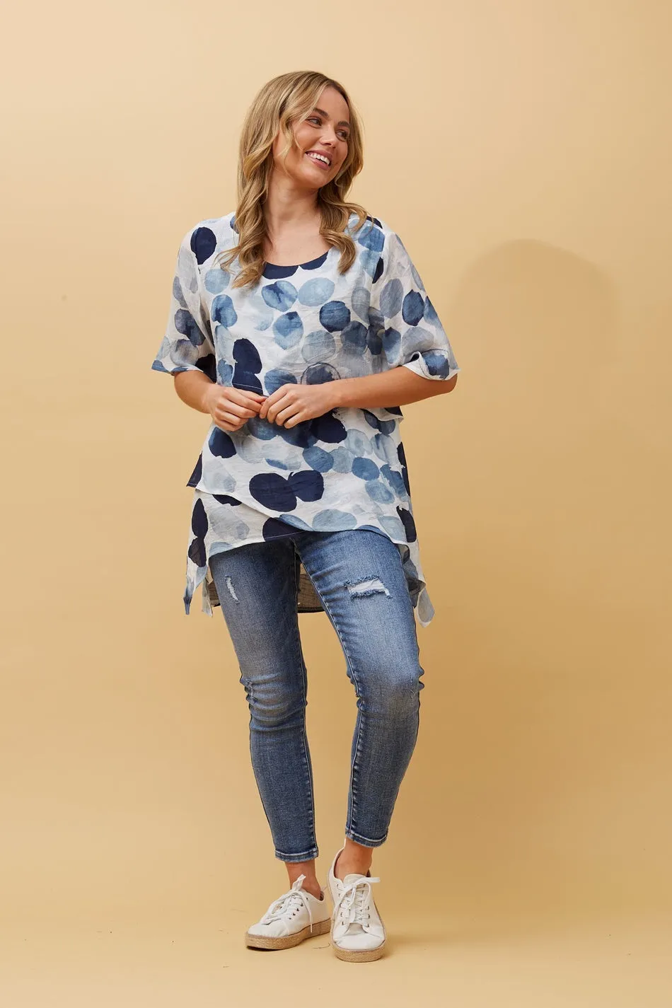 RUTH DOUBLE LAYERED TOP