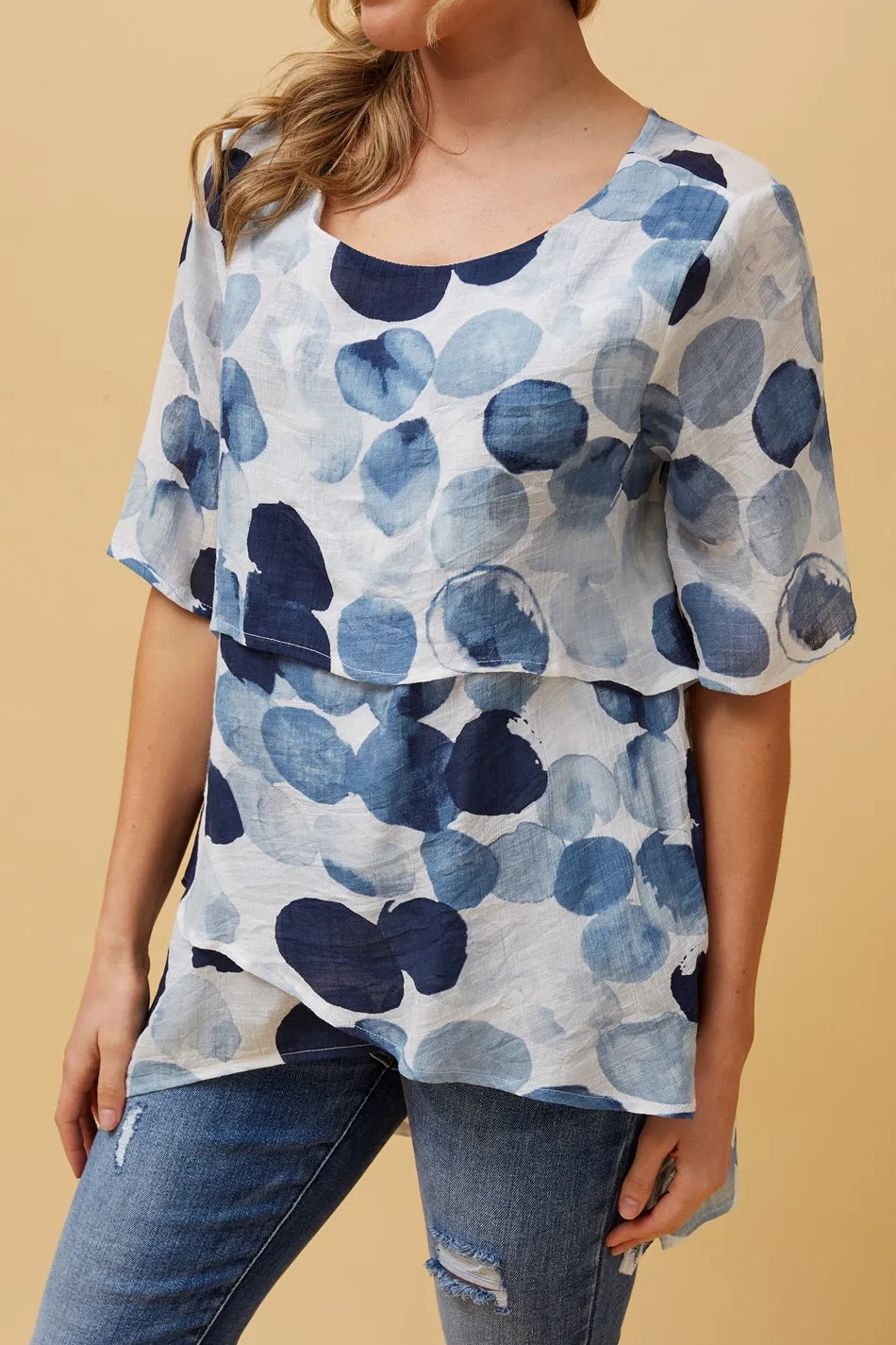 RUTH DOUBLE LAYERED TOP